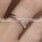 Simple design plain style all kinds of eternity O ring thin promise ring for wedding