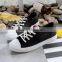 Woman net surface ventilation hollow canvas shoes wholesale from CHlNA