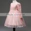 MGOO Boutique Clothing Korea Sryle Lace Dress For Girl White And Pink 2-9 Years Old Dresses Infant MGT004