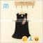 Wholesale Women Clothes Casual Knit Dress Daughter Sleeveless One-piece Dress Black Party