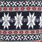 crew neck long sleeve snowflake jacquard christmas sweater for men