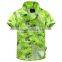 Boys summer short sleeve t shirt new arrival fashion aloha Hawaiian floral shirt for boy