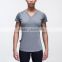 Custom dry fit t shirt for woman sports from China