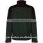 Winter OEM Mens full-zipper softshell jacket with hood