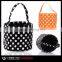 Hot Sale Polka Dot Easter Basket Bucket