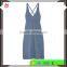 High Quality Soft Pima Cotton Nightdress Woman Nightwear Sleepwear with Crisscross Back Straps Design