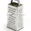 9'' 4 sides Grater Graters Fruit & Vegetable stainless steel grater