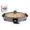 Thermostat control aluminum round non stick electric pizza makers
