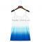 Latest Women Custom Design Gradient Color Fabric For Tank Top Ladies Spaghetti Strap Tank Tops Wholesale Clothing