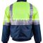Hi Vis Yellow Constructive Reflective Waterproof Safety Jacket