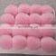 Top grade big rabbit fur ball wholesale genuine rabbit fur puff accessory