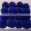 Top grade big rabbit fur ball wholesale genuine rabbit fur puff accessory