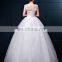 New Sleeveless Slim Wiast Ball Gown Long Trails Wedding Dresses Plus Size Floor Length Bride Dress