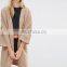 V-neck Loose Style Lounge Kimono long Sleeve Ribbed Cardigan