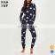 OEM factory star print navy sleepwear loungewear women in pajamas