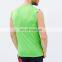 mens neon green sports racer back singlet