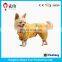 Top quality polyester big dog rain coat with safety reflective stripe