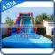 Outdoor Colorful Commercial Grade Inflatable Water Slides/ Wet Slide