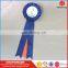 Hot Stamping Logo Horse Race Use Award Ribbon Rosette With Safety Clip