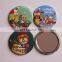 New products for promotional gifts round shape tin pocket mirror