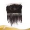 Pure Unprocessed Human Hair, Pre-plucked Ear to Ear Silky Straight Lace Frontal