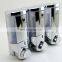 High quality factory sale hotel triple hand liquid soap dispenser with lock CD-3016C