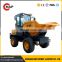 FCY50R tipping type 5 ton wheel type site dumper with cabin
