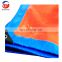 100% Korea blue and orange pe plastic eyelets tarpaulin canvas sheet