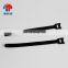 Custom Double Side Hook & Loop Nylon Back To Back Fixable Cable Ties With Logo Printed