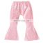 Baby Girls Kids Boho Floral Bell Bottom Velvet Ruffle leggings Flare Pants 2 colors sz80-90