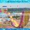 Fiberglass Water Slide 11-18M Platform Height With Swimming Pool Water Park Equipment