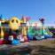 13 x 13 henan pvc korea round jumpy castle custom inflatable jumper bounce house with face