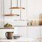Hot Sale Rose Gold / Black Ufo Shape Fancy Hanging Light 14w / 24w Led Interior Chandelier Lighting