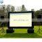 Factory customized family outdoor PVC rear projector inflatable movie screen