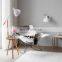 Nordic Coffee Table Solid Wood Table Top Floor Lamp LED Bedside Table Floor Lamp