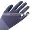 Oil Repellent Touchscreen Foam Nitrile Coated Fueling Work Gloves Micro Foam Grime And Oil Resistant Safety Gloves