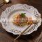 luxury hollow dinner party charger wedding porcelain ceramic dessert dishes plates set dinnerware for restaurant