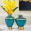 European-style Light Luxury Creative  White Porcelain Ceramic Vase For Boho Home Decoration