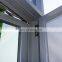 New Apartment German Hardware Weather Resistance Dark Grey Custom Glass Casement Open Aluminum Alloy Window With Screen
