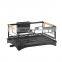 Stainless Steel Dish Rack Bamboo Kitchen Unique Sink Rack Dishes Rack Storage Cover