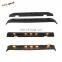 Black ABS Front Hood Cover For  Jeep Wrangler JL , with led light