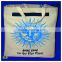 natural cotton fabric shopping bag with printed logo