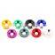 AUSO 10pcs CNC Multicolor JDM Aluminum Anodied M6 Modified Hex Bolt Car Fender Washer With Bolt
