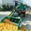 35 HP corn thresher tractor all-in-one machine double fan stick beating machine automatic feeding saves time and labor