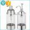 Custom 250ml Clear Empty Hand Wash Plastic Pet Square Shampoo Liquid Detergent Bottle Packaging With Body Lotion Bottle Pump