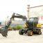 Best sell!China new-type brand new wheel excavators.Hot sale.