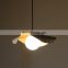 Modern LED Pendant Light Postmodern Dinning Table Bedroom Pendant Lighting Fixture Retro Black Gold Texture Hanging Lamp