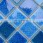 for sale decorative blue ceramic mosaic swimming pool tiles