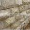 Natural split golden leaf granite Mushroom stone wall panels