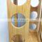 Bamboo Seasoning Rack Environmentally Friendly Seasoning Jar Stand Freestanding Countertop Storage Rack for Kitchen